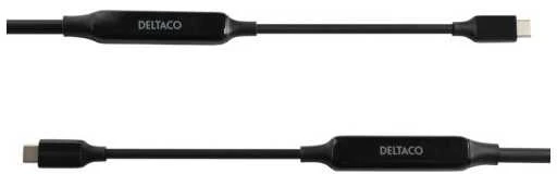 Kabelis DELTACO USB-C C-C aktyvus, 10Gbps, 3A, 3m / 1902002