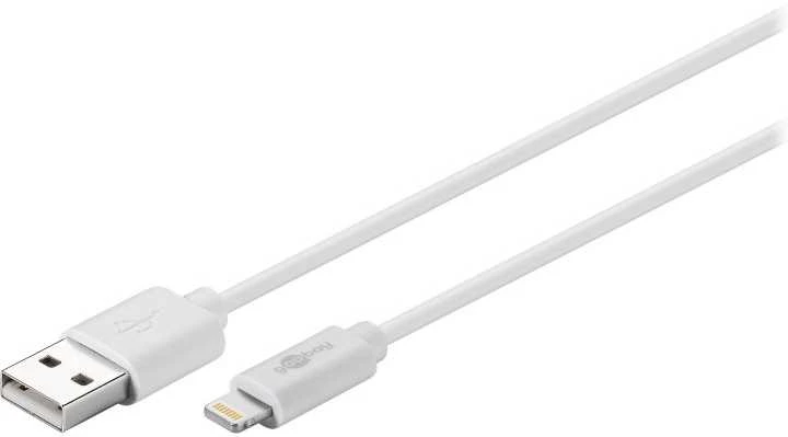 Goobay | „Lightning“ USB įkrovimo ir sinchronizavimo kabelis | 54600 | USB-C prie „Lightning Apple Lightnin“ (8 kontaktų) | USB 2.0 kištukas (A tipas)