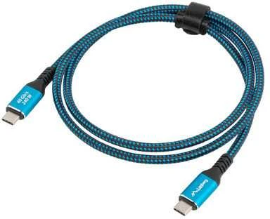 Lanberg | USB-C M/M 4.0 kabelis 240W 8K 60Hz | CA-CMCM-45CU-0020-BK