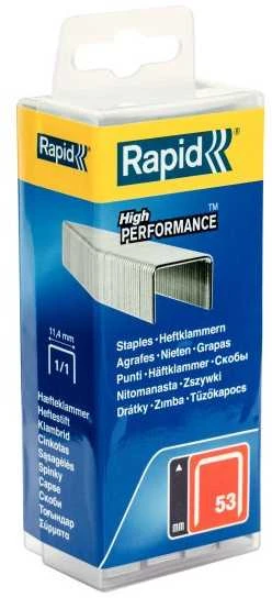 Rapid Kabės Nr53 14mm 5000 vnt plastikinė dėžutė