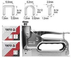 Mechaninis apkabėlių plaktukas Yato YT-7000
