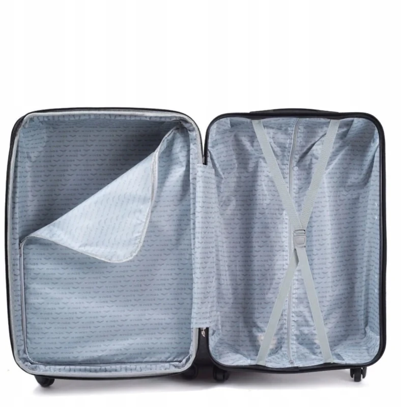 Kabininis Lagaminas Wings Flamingo 20" Champagne