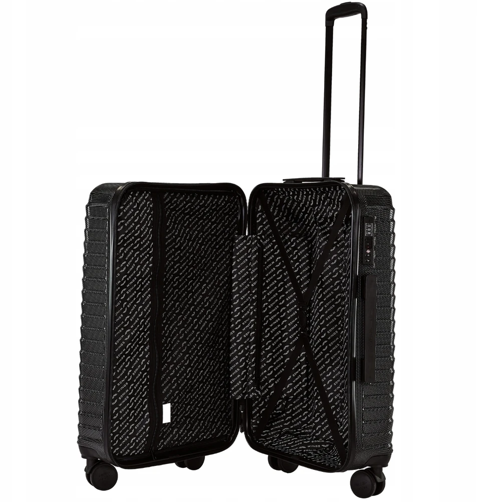 Kabininis Lagaminas Wings Pc Sea Eagle 2.0 20" Juodas
