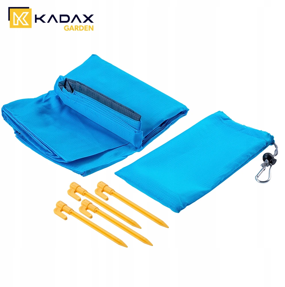 Kadax BEACH MAT PICNIC POCKET PAPLŪDŽIO ANTKLĖ 200x210 ATSPIRUS VANDENIUI + silkė