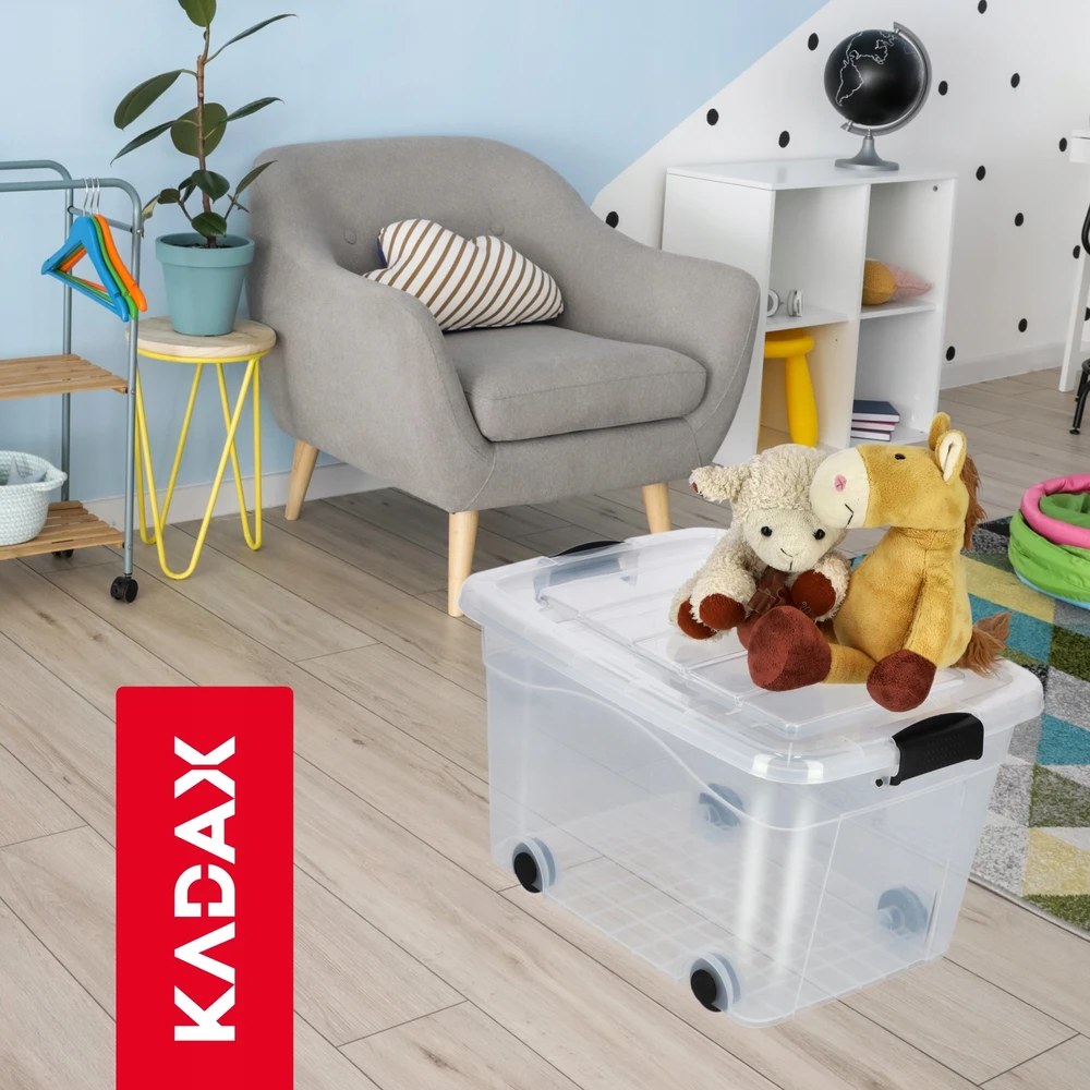 Kadax Daiktadėžė su ratukais, 40 l
