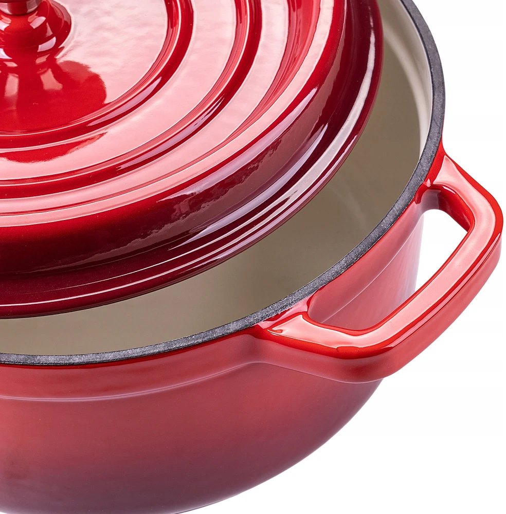 Kadax EMALINIS KETUS PUODAS 4,5 L SU DANGIU DUJINĖS DIDELIOS KROSTELĖS 23 cm