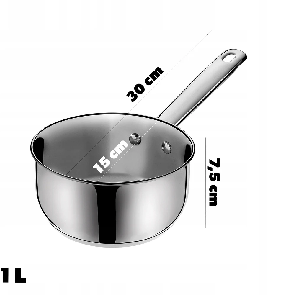 Kadax Puodas Puodas 1L Indukcinis Plienas Dujinis Plienas 14cm