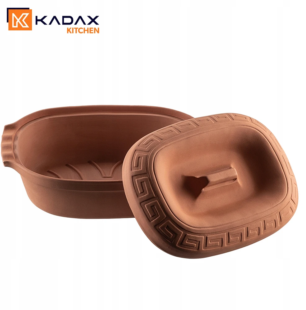 Kadax ROMĖNĖS MOLIO PUODAS 5 L MOLINIO INDO FORMA SU DANDINGU OVALUS DIDELIS