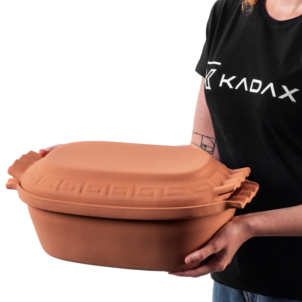 Kadax ROMĖNĖS MOLIO PUODAS 6L MOLINIO INDO FORMA SU DANDINGU OVALUS DIDELIS