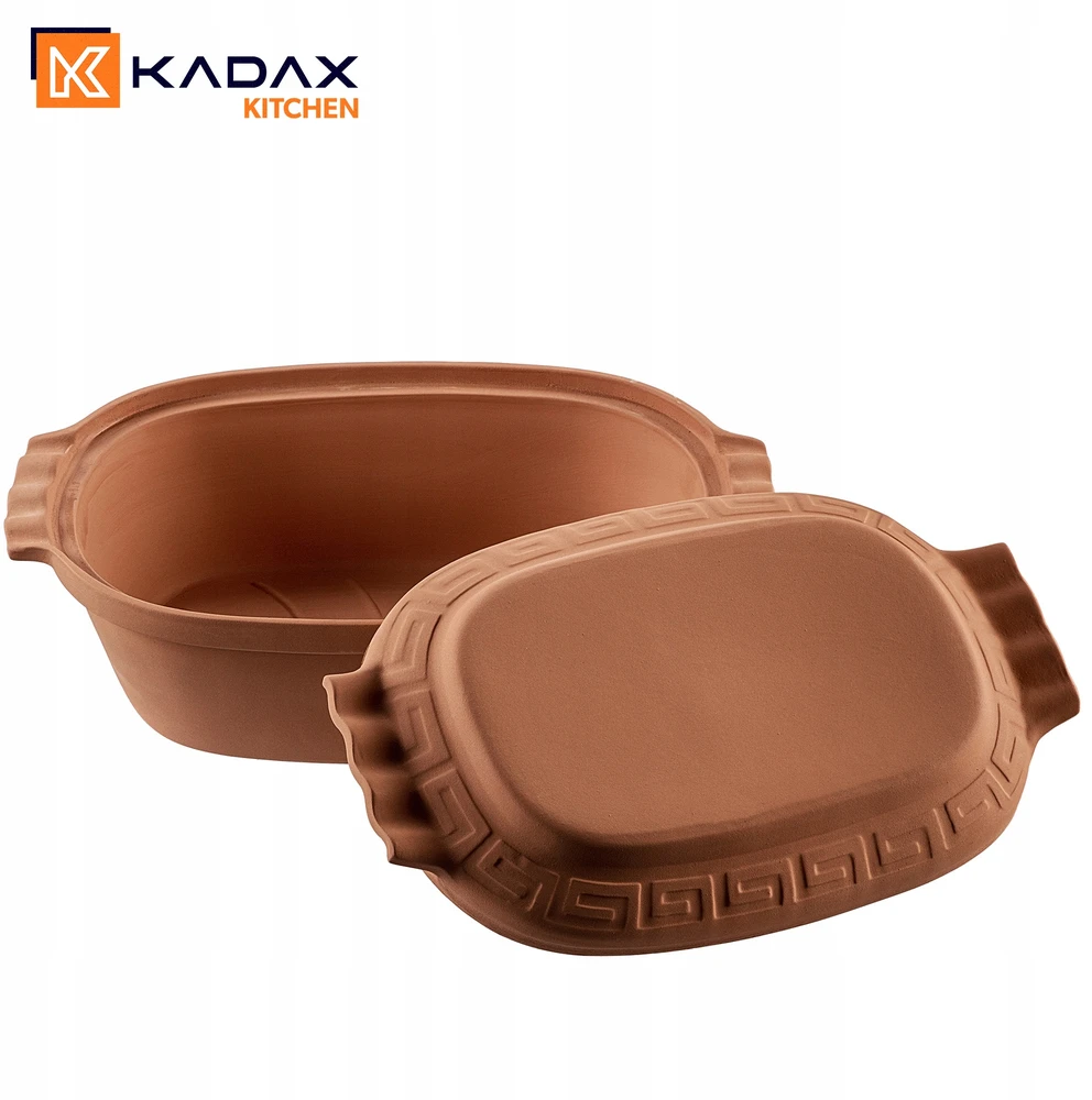 Kadax ROMĖNĖS MOLIO PUODAS 6L MOLINIO INDO FORMA SU DANDINGU OVALUS DIDELIS