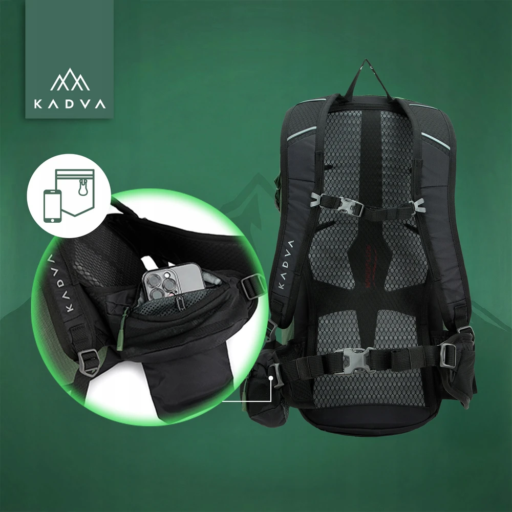 KADVA ESCAPADA TOURING KUPRINĖ 30l Žalias MOUNTAIN TREKKING DENGALIS