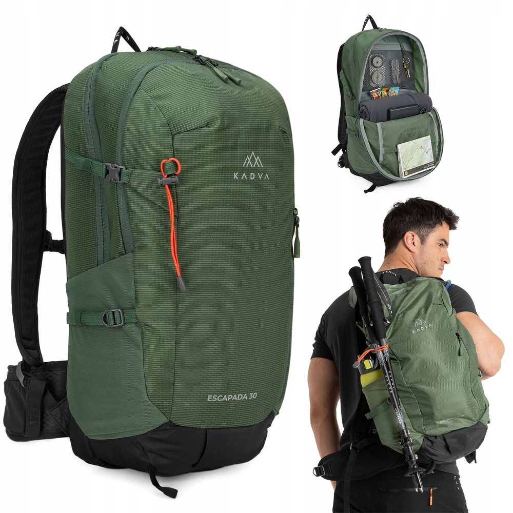 KADVA ESCAPADA TOURING KUPRINĖ 30l Žalias MOUNTAIN TREKKING DENGALIS