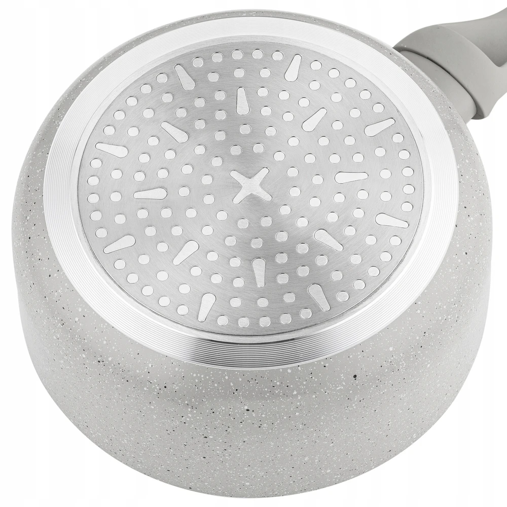 Kaistuvas aluminiowy Florina Isla 16 cm 1,1 l smėlio spalva nieprzywierający