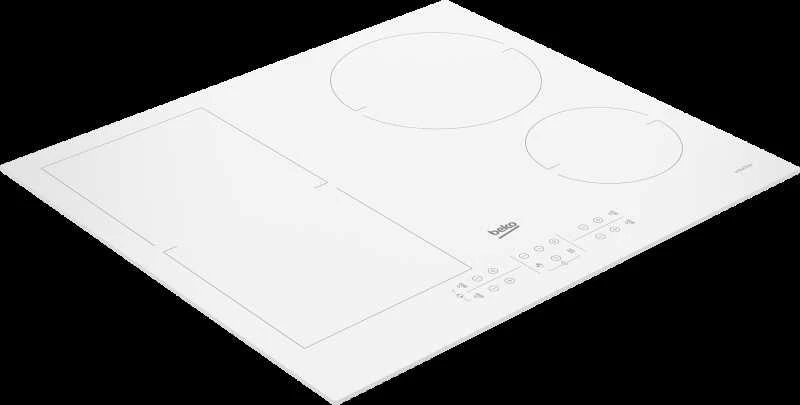 Kaitlentė Indukcinė Viryklė - Beko Įmontuojama 60 Cm, Balta 4 Zonų