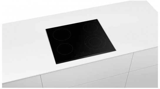 Bosch PKF675FP2E Serija 6, Elektrinė kaitlentė, 60 cm, kaitlentė su plieniniu rėmu