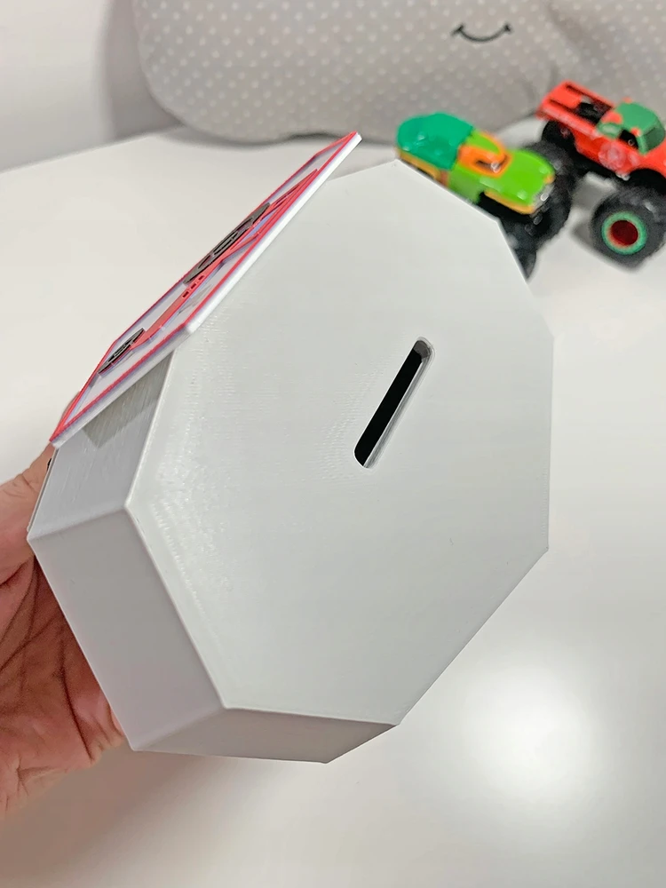 Kajawis Skarbonka vaikams Skarbonka Roku Prezent na roczek HELIKOPTER 3D EKO