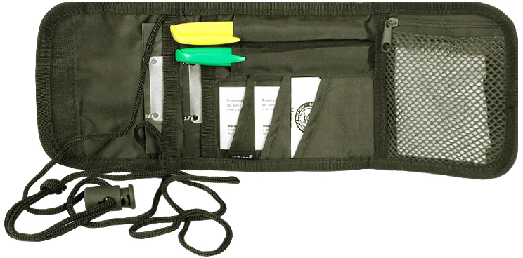 Kaklo pasų etui Mil-Tec, Olive