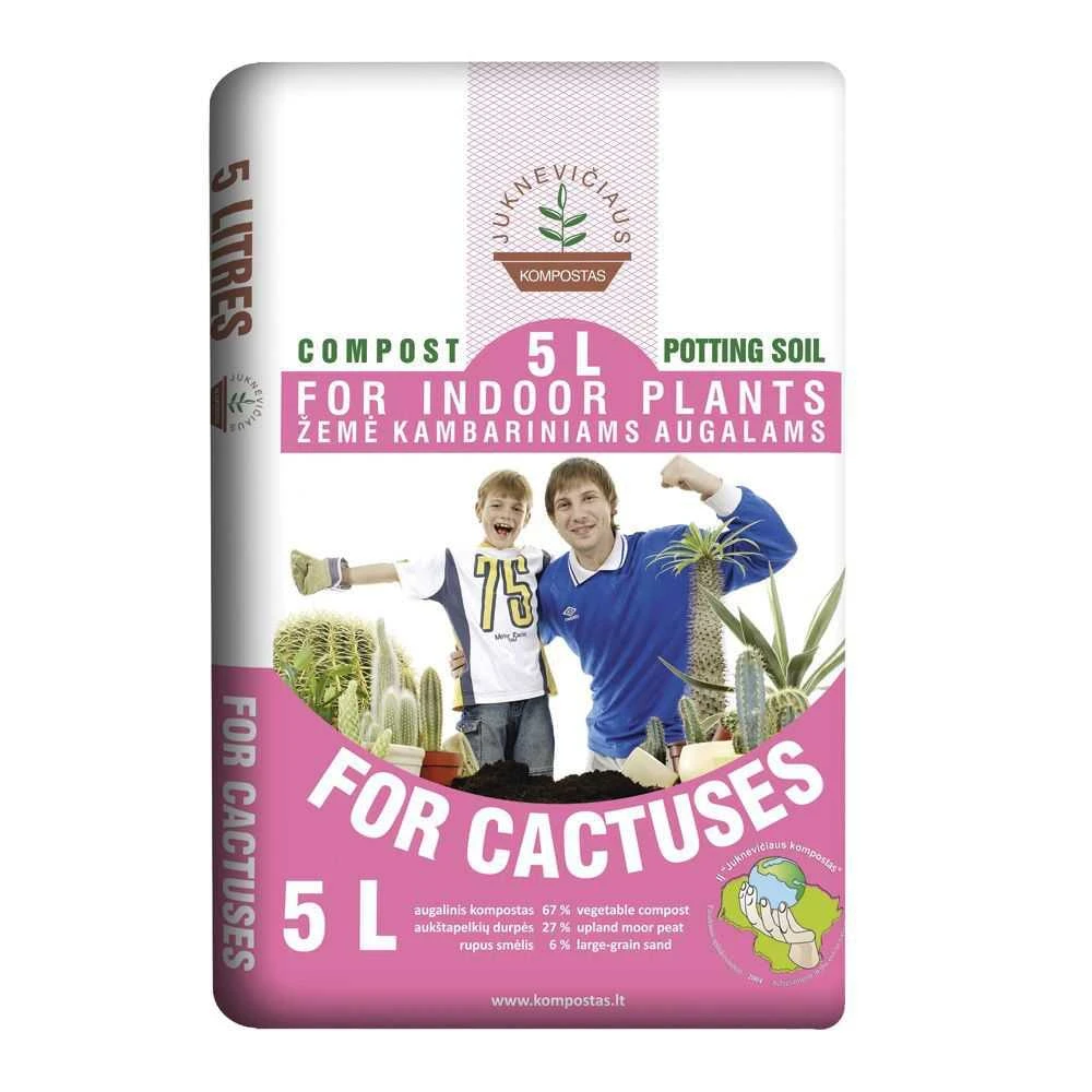 JUKNEVIČIAUS komposto mišinys kaktusams, 5 l