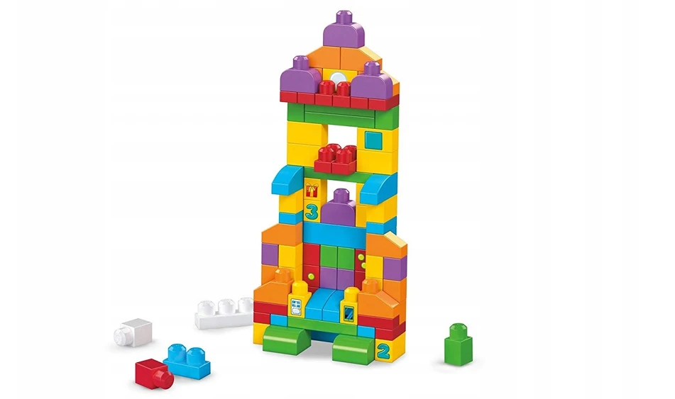 MEGA BLOKS rinkinys "Mokymosi krepšelis" (150 det.), FVJ49