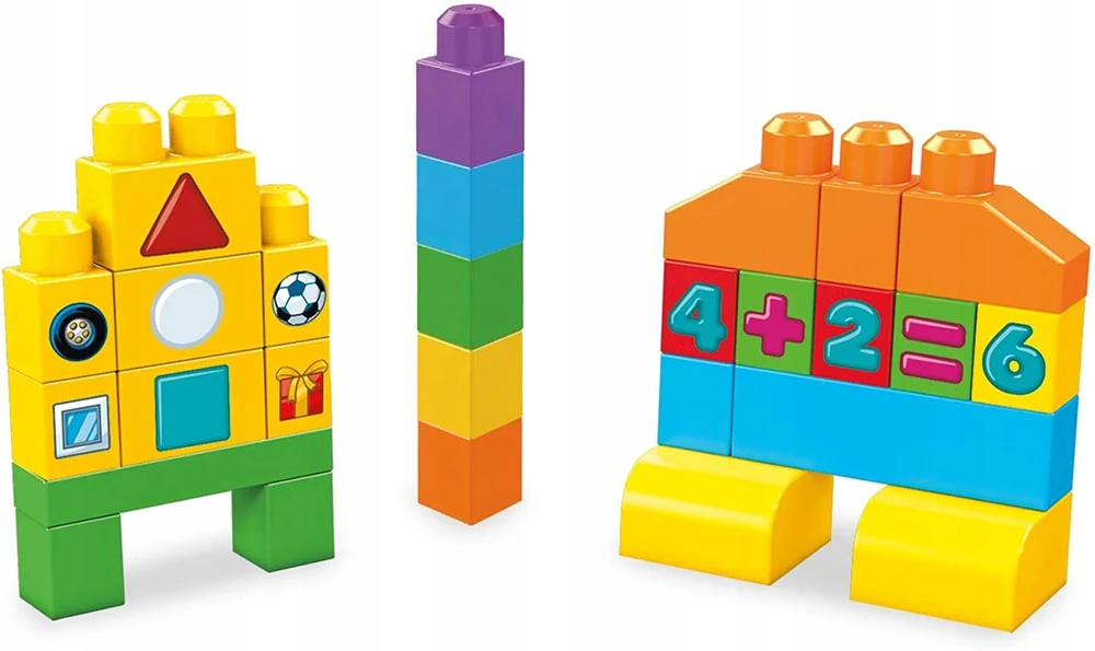 MEGA BLOKS rinkinys "Mokymosi krepšelis" (150 det.), FVJ49