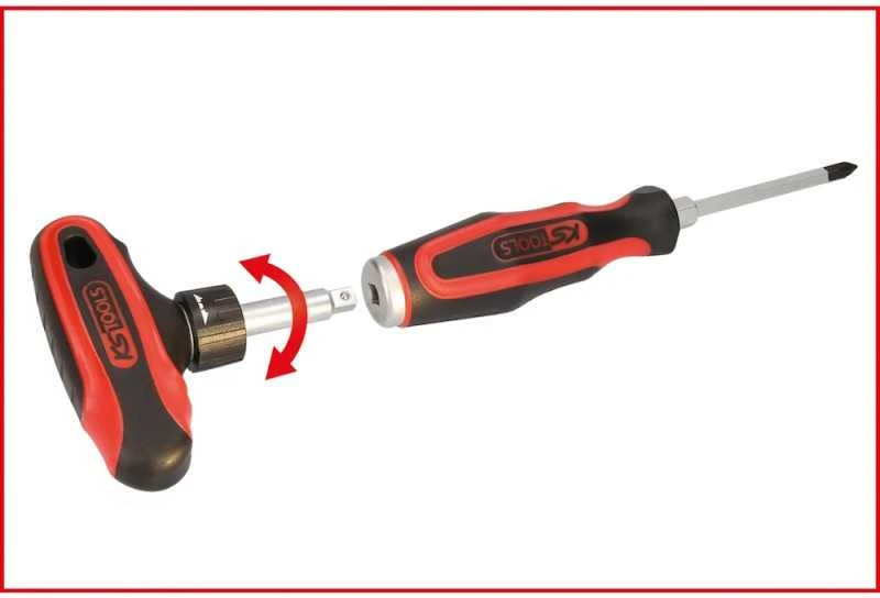 Smūginių atsuktuvų komplektas 13vnt ERGOTORQUE 13-osaline, KS Tools