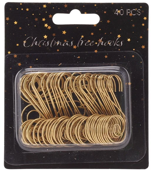 Mondex Kalėdinė dekoracija VARPELIS, auksinės spalvos, 6 rūšys, 11 cm, 1 vnt