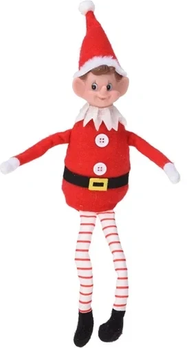 None Kalėdinė kojinė XMAS, rauudonos/ baltos sp., 40 cm