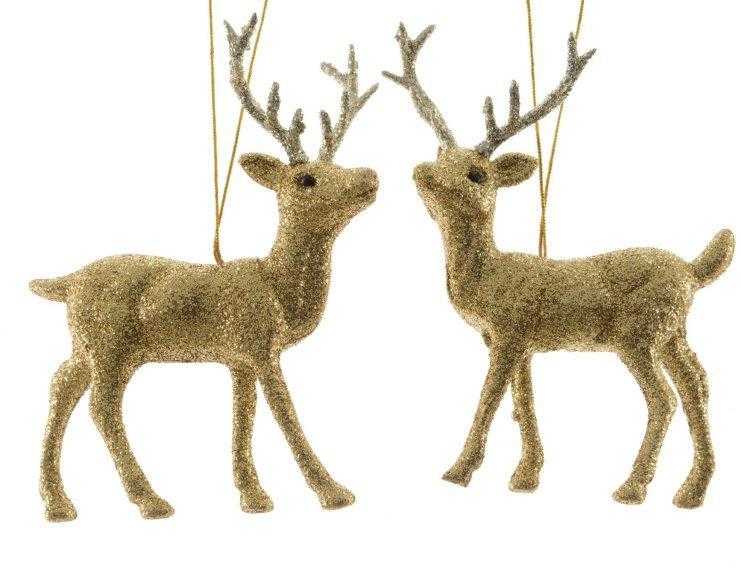 Nežinomas Christmas Tree toy Decoris Deer. bronze. plastikas/metal
