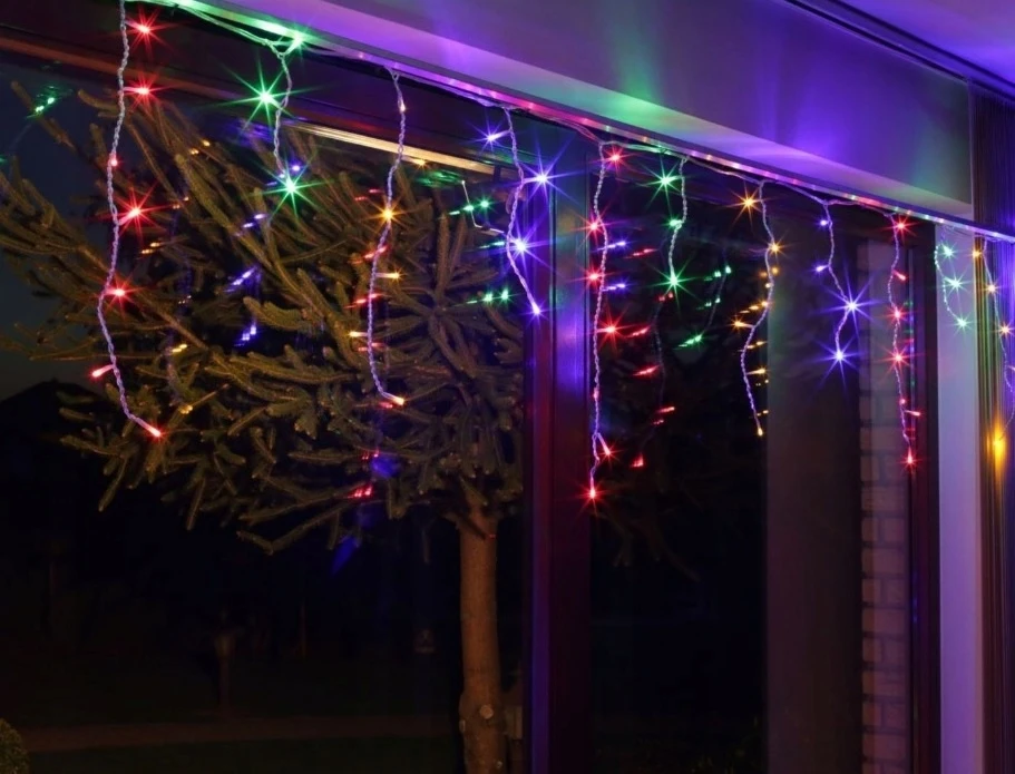kalėdinių lempučių girlianda 100 LED ĮVAIRIŲ SPALVŲ