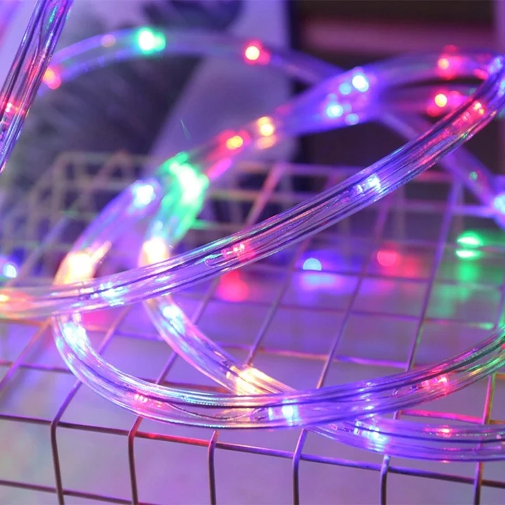 Kalėdų eglutės lemputės,20 m LED įvairiaspalvės, spalvingos