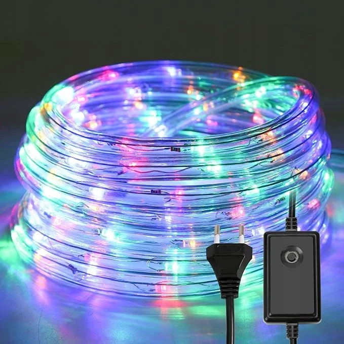 Kalėdų eglutės lemputės,20 m LED įvairiaspalvės, spalvingos