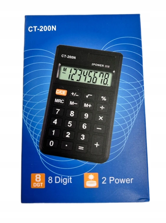 KALKULATOR BIUROWY ADAR CT-200N Wiek 3+