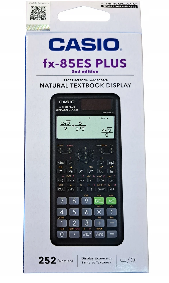 Kalkulator naukowy Casio FX-85ES Plus 2