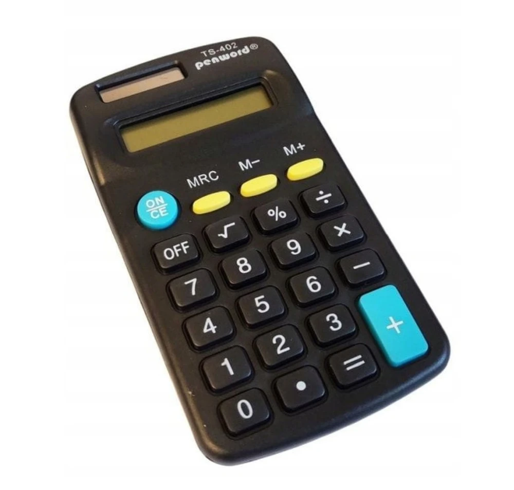 Kalkulator Szkolny Biurowy Penword TS-402 Mały 8 Pozycji