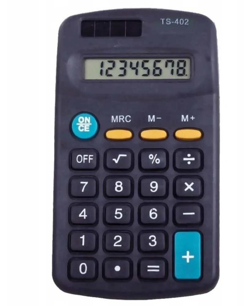 Kalkulator Szkolny Biurowy Penword TS-402 Mały 8 Pozycji
