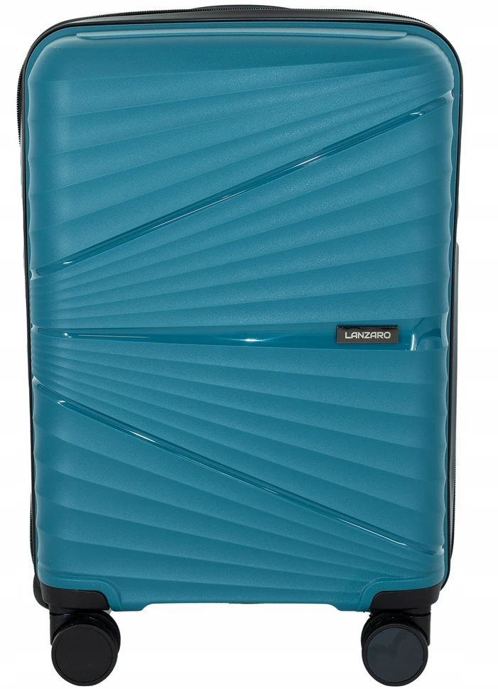 KALONAS MAŽAS KELIONINIS LAMINAS POLIPROPILENAS 4 RATAI 360° TSA LANZARO TURQUOISE