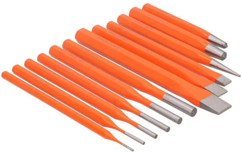 Faster Tools Kaltų ir dornių komplektas CrV 12 vnt.