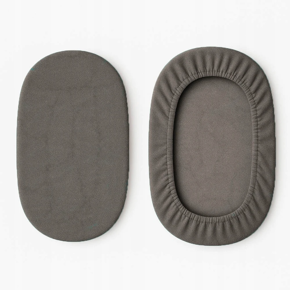 Kam Pol Paklode su guma 100% medvilnė Jersey 80x40 cm tamsiai pilka