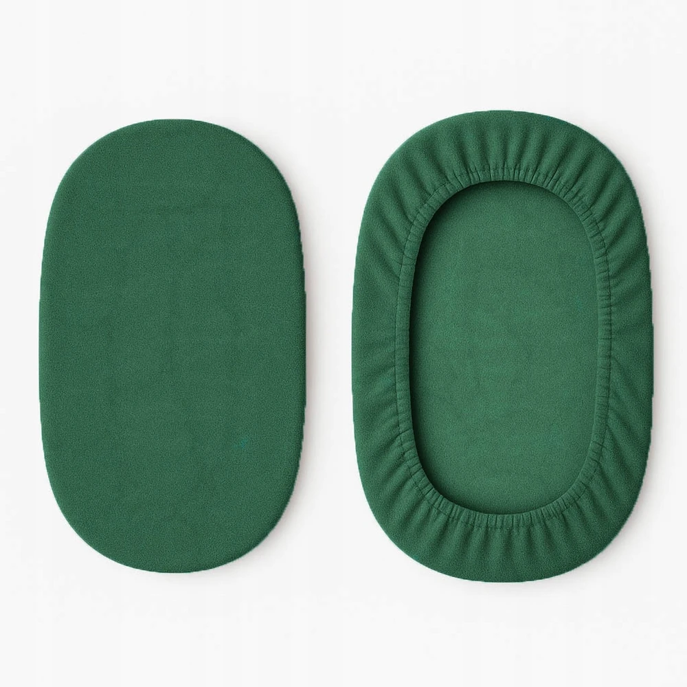 Kam Pol Paklode su guma 100% medvilnės jersey 80x40cm, buteliuko žalumo