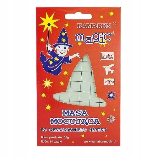 Kamaben Magic elastinga tvirtinimo masė, 50g, 84 kubeliai
