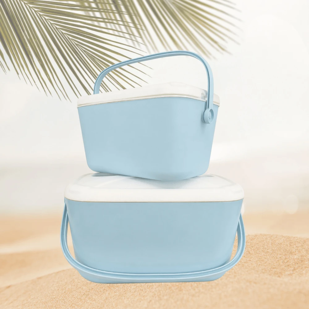 Kamai Coolbox 20L KAMAI BUBBLE baby mėlynas kelioninis šaldytuvas įdėklų šaldymui