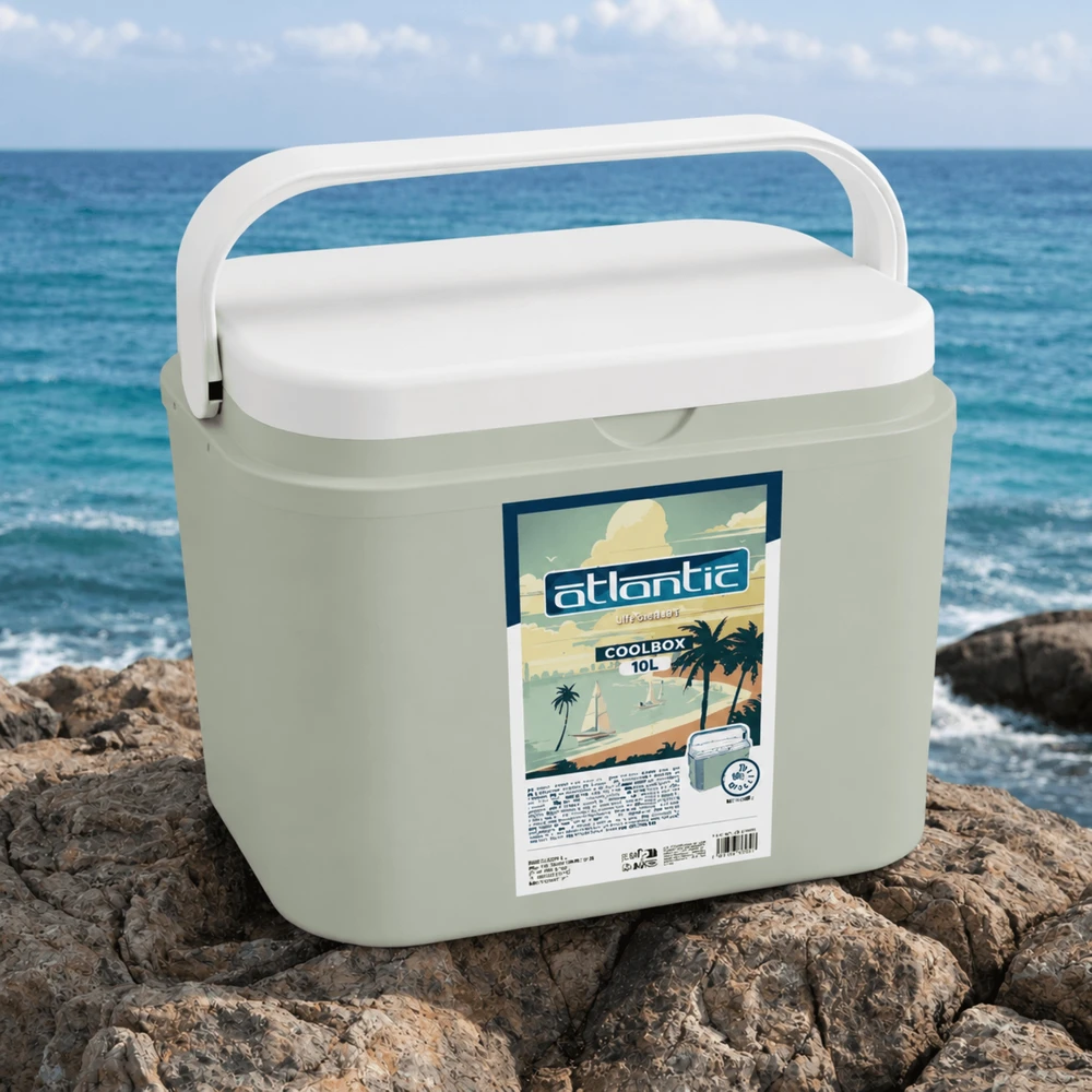 Kamai Coolbox KAMAI ATLANTIC 10L kelioninis šaldytuvas su OLIWKOWA įdėklais