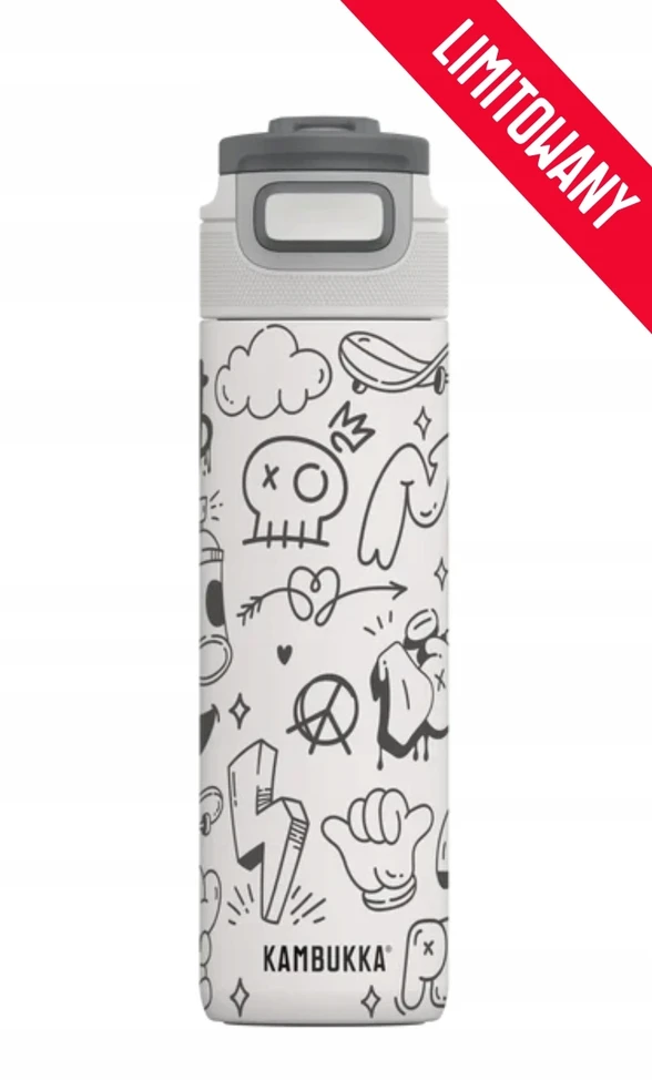 Kambukka Elton Insulated 600 ml termosinė butelis - Street Art dizainas