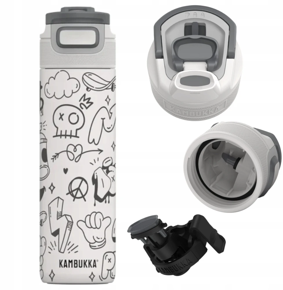 Kambukka Elton Insulated 600 ml termosinė butelis - Street Art dizainas
