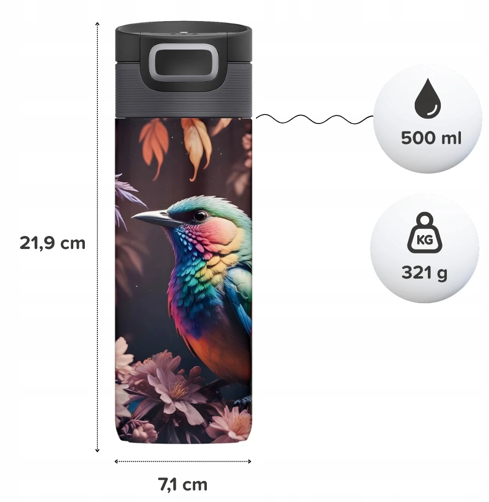 Kambukka Etna 500 ml termo puodelis Bird riboto tiražas