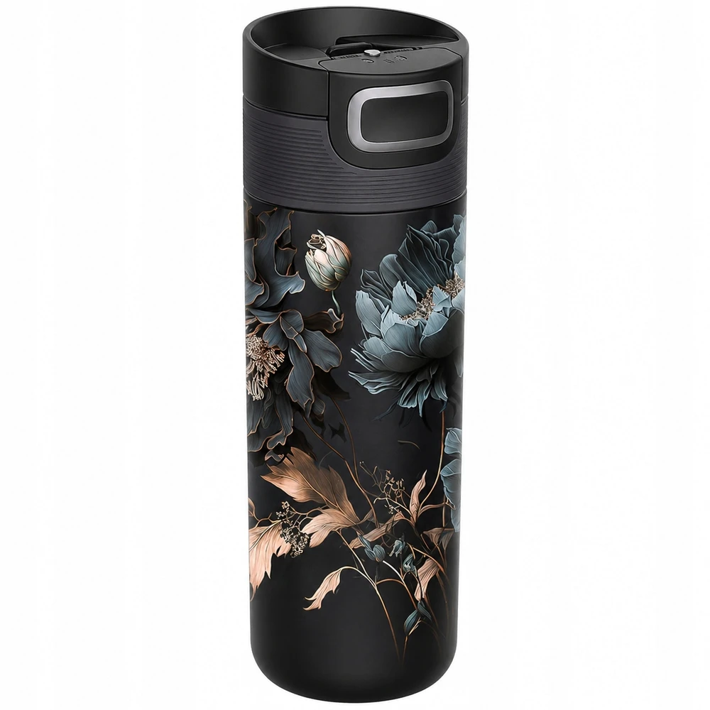 Kambukka Etna 500 ml termo puodelis Dark Flowers riboto tiražas