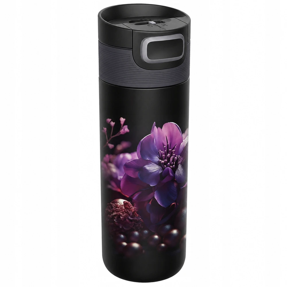 Kambukka Etna 500 ml termo puodelis Violetinė Flower riboto tiražas