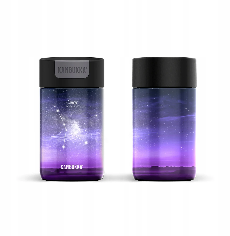 Kambukka Olympus 300 ml Zodiac – Vėžys Cancer | termopuodelis sandarus, nerūdijantis plienas 18/8, Snapclean, Mix & Match
