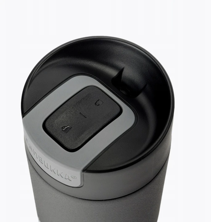 Kambukka Olympus 300ml: Termoizoliacinis puodelis, juodas plienas