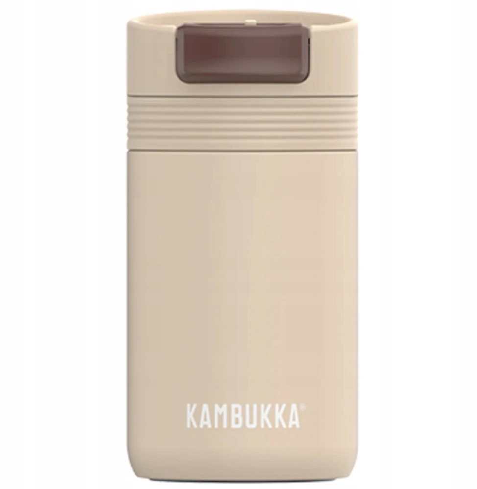 Kambukka termopuodelis Cabo 300ml Smėlio spalvos sandarus termosinis puodelis dėžutėje